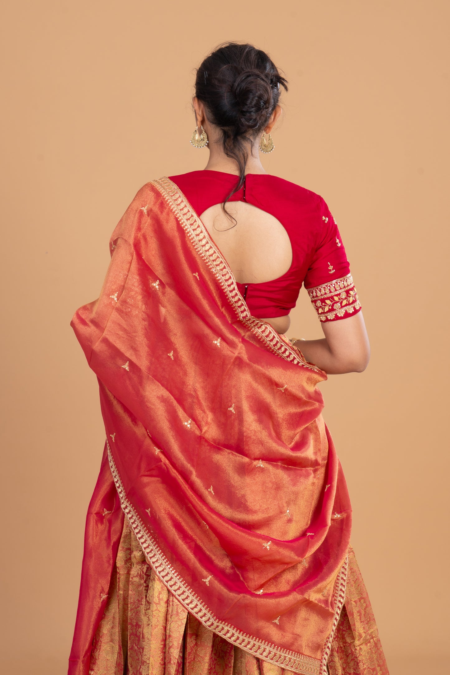 Crimson Royale Banarasi Silk Lehenga Set